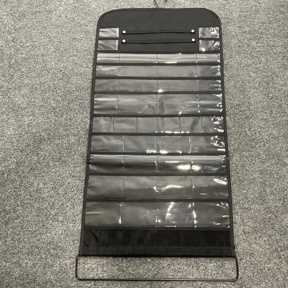 Black Hanging Jewelry Organizer for Holding Jewelry
